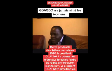 Bernard Doza parle de Gbagbo, Interview en 2008 au Bénin (Exactions de Laurent Gbagbo). [Transcription de la Vidéo ci-dessous]