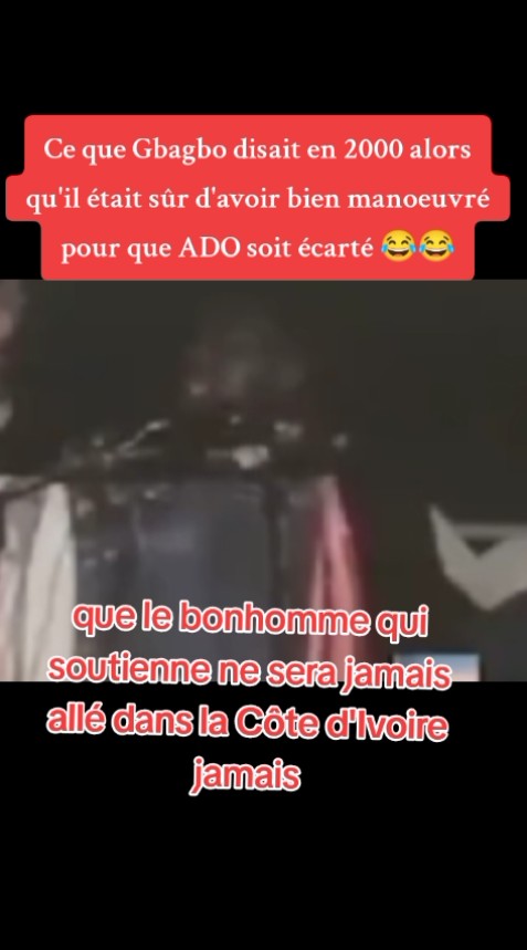 Quel mépris ! de l’ex prisonnier de la CPI envers le Président Ouattara (Visionnez la Vidéo)