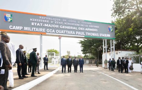 Le Vice-Président de la République a pris part à la cérémonie de rétrocession de la base militaire française de Port-Bouët à la Côte d’Ivoire