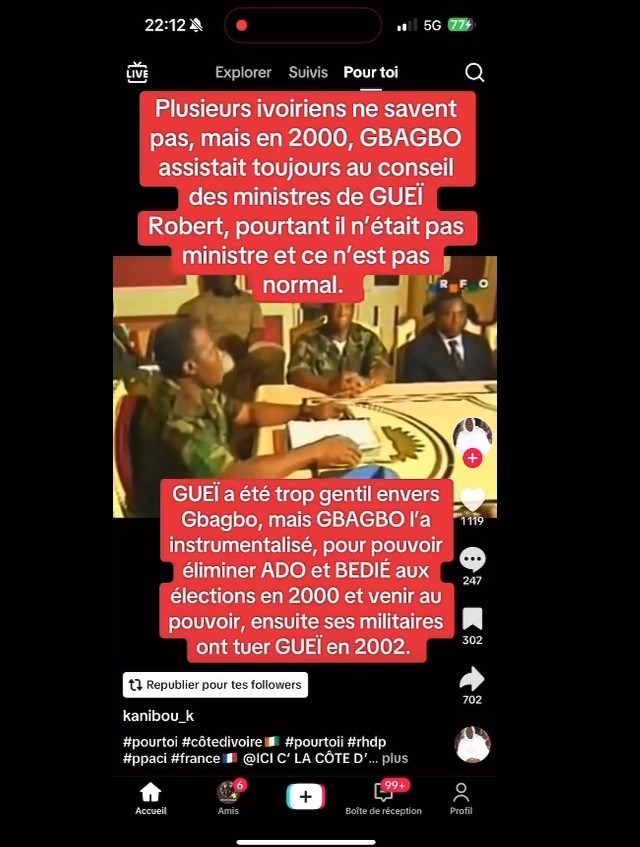Gbagbo_present au conseil des ministres preside par Robert Guei_2000_5