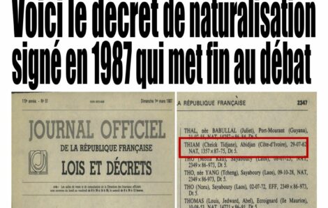 Politique CI / Voilà le décret de naturalisalisation de Tidjane Thiam : après tous les mensonges des cadres du PDCI.