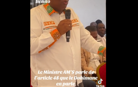 Amadou Coulibaly dit AM’s, Porte-parole du gouvernement et ministre de la Communication recadre Tino 48 après ses sorties hasardeuses.