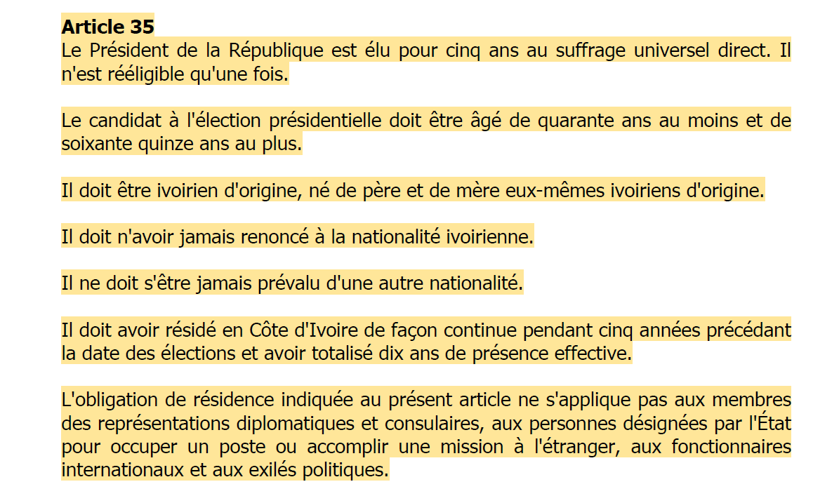 Article_35_Confligene revise par Alassane Ouattara