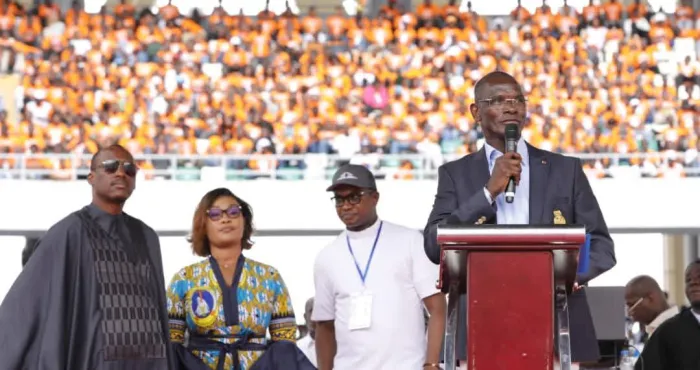 Politique Présidentielle 2025 : Le ministre Vagondo engage la jeunesse catholique  à la paix et à la cohésion.