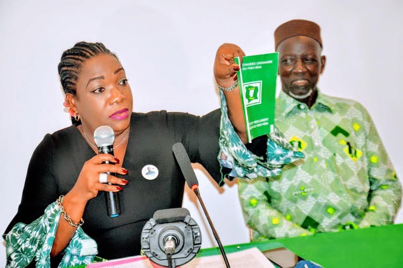 PDCI-RDA : Nouvelle déclaration de Dame Valérie Yapo , membre du BP.  Le Bureau Politique annoncé ce samedi 5 avril 2025, est convoqué dans l&rsquo;illégalité.