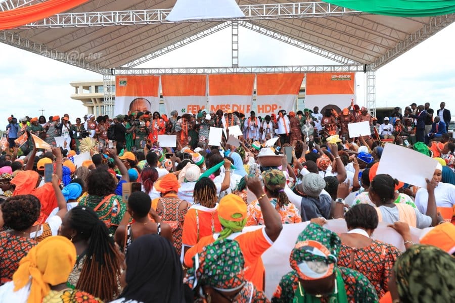 Politique – Présidentielle 2025 : L&rsquo;Union des Femmes du RHDP fait sa rentrée politique à Yamoussoukro.