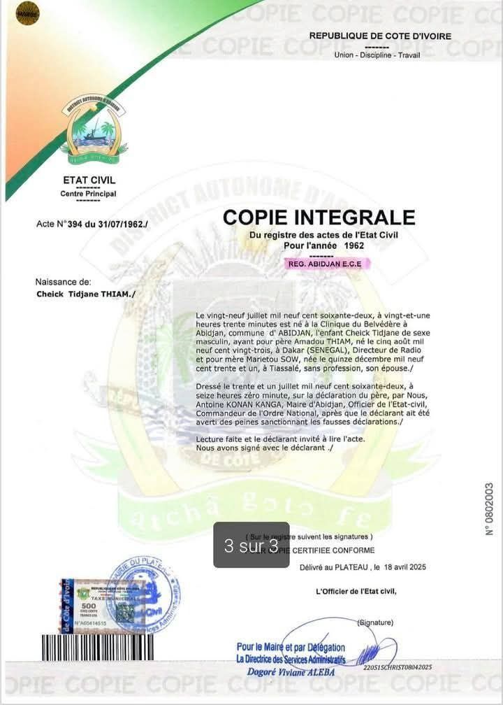 Lorsque la preuve de la nationalité devient un jeu de passe-passe (justifier la nationalité par celle de Yamousso née en 1959 avant l&rsquo;indépendance).