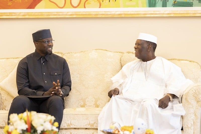 Le Président de la République, Chef de l&rsquo;État, SEM Alassane Ouattara a eu un entretien avec le Premier Ministre du Sénégal, à Abidjan