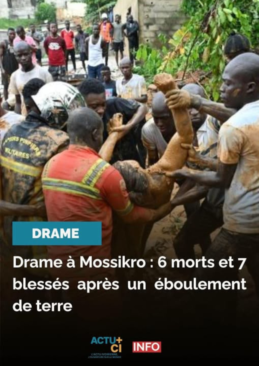 Opinion – 6 morts à Mossikro : victimes de la pluie, otages du populisme – Par Kalilou Coulibaly.
