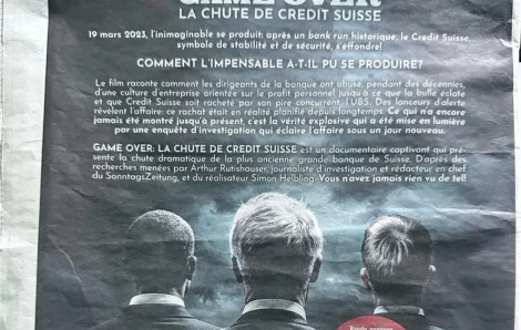Culture « Game Over » : La Chute Vertigineuse de Crédit Suisse en un Documentaire.