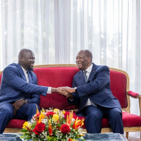 Le Président de la République, Chef de l’État, SEM Alassane Ouattara a eu un entretien avec son homologue Guinéen.