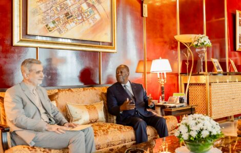 Le Président de la République, Chef de l’Etat,  SEM Alassane Ouattara a eu un entretien avec l’Ambassadeur d’Iran en Côte d’Ivoire.