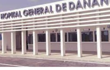 Hopital général de Danané à 625km de la capitale Abidjan dans la région des 18 montagnes