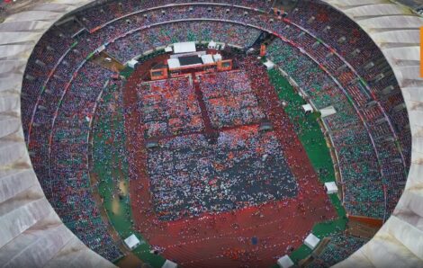 Présidentielle 2025 : Le RHDP réitère sa confiance en Alassane Ouattara au stade d’Ebimpé.