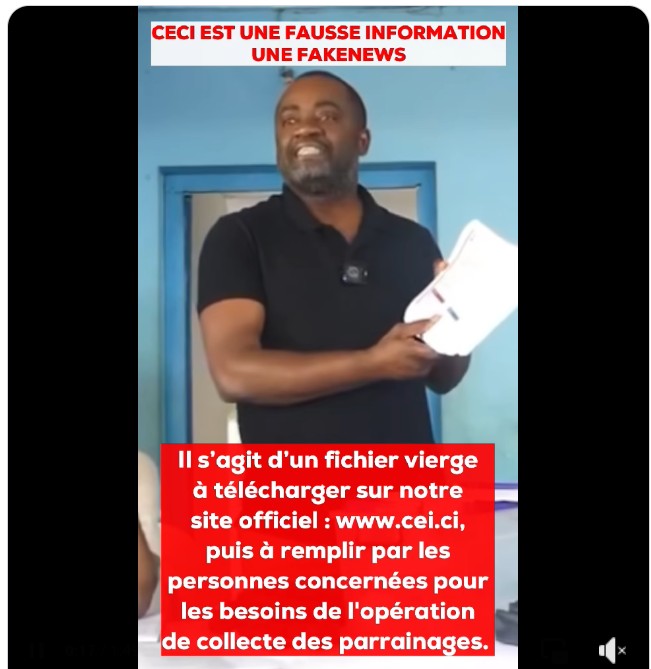 C&rsquo;est le Blaise Lasm qui vendait la « MIR » de Gbagbo dans le agoras, c&rsquo;est la même méthode qu&rsquo;il utilise pour vendre aujourd&rsquo;hui du faux rêve aux pro Gbagbo pour la collecte des parrainages.