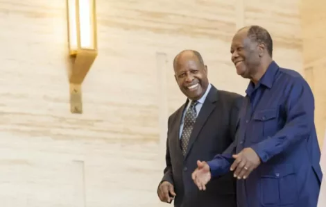 Le Chef de l’État a eu un entretien avec le Représentant Spécial du Secrétaire Général des Nations Unies pour l’Afrique de l’Ouest et le Sahel.
