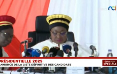 La proclamation de la liste définitive des candidats à l’élection Présidentielle de 2025 par le Conseil Constitutionnel.