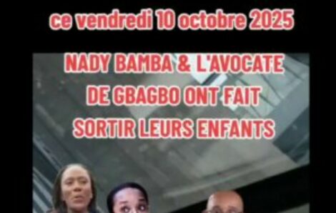 Jeunesse de Côte d’Ivoire : témoignage d’une internaute – Nady Bamba et la soi disant juriste Habiba Touré sont parti mettre leurs enfants à l’abri à l’étranger.