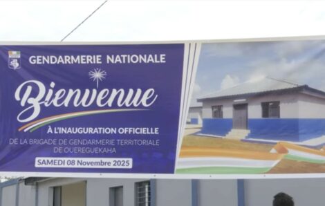 Côte d’Ivoire: Une nouvelle brigade de gendarmerie inaugurée à Ouéréguékaha pour renforcer la sécurité dans le Hambol.