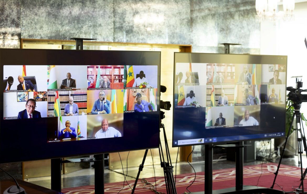 Sommet extraordinaire de la CEDEAO, organisé par visioconférence, sur la situation politique en Guinée-Bissau,