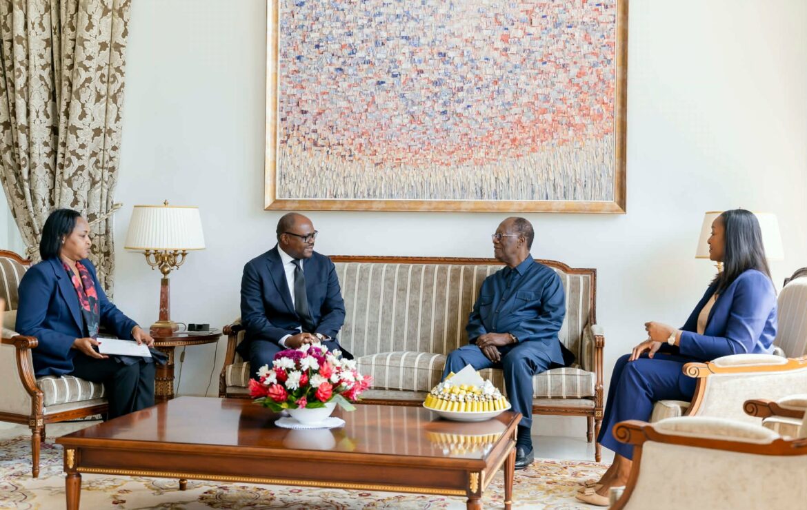 Le Chef de l&rsquo;État a eu des entretiens avec le Premier Ministre du Rwanda, la Directrice Générale des Opérations de la Banque Mondiale et l&rsquo;Envoyée Spéciale du Président de la République d&rsquo;Afrique du Sud