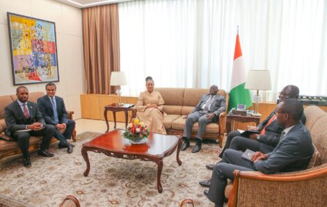 Le Vice-Président de la République a échangé avec l&rsquo;Ambassadeur des États-Unis en Côte d&rsquo;Ivoire.