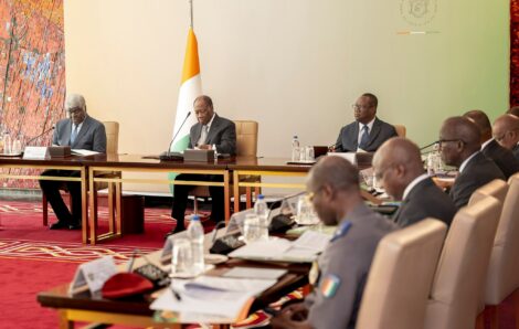 Communiqué du Conseil National de Sécurité présidé par le Président de la République, Chef de l&rsquo;état SEM Alassane Ouattara.