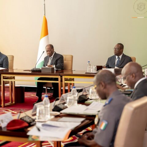 Communiqué du Conseil National de Sécurité présidé par le Président de la République, Chef de l&rsquo;état SEM Alassane Ouattara.