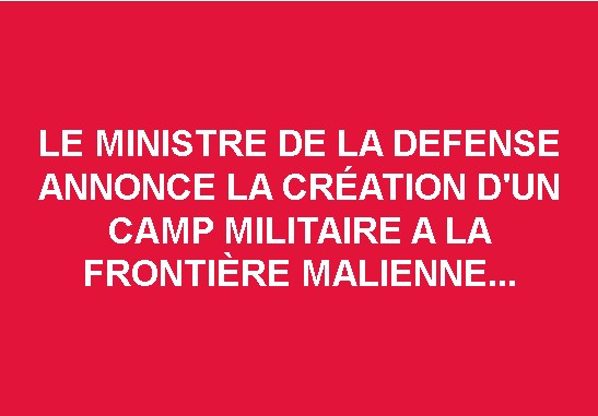 Politique Côte d&rsquo;Ivoire : Le ministre d&rsquo;Etat Téné Birahima annonce la création d&rsquo;un camp militaire à la frontalière du Mali.