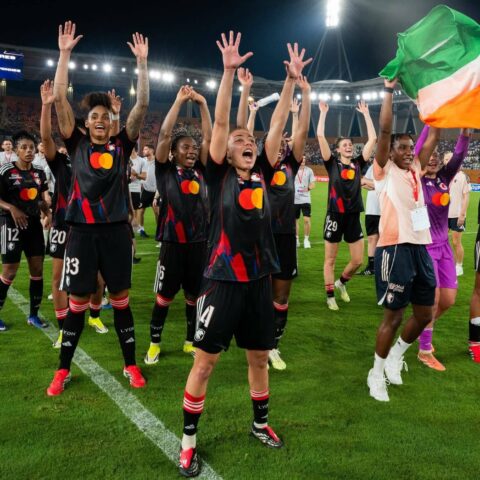 Sport – Football féminin : OL Lyonnes remporte la Coupe LFFP (Ligue de Football Féminin Professionnel) face au PSG (1-0) à Abidjan.