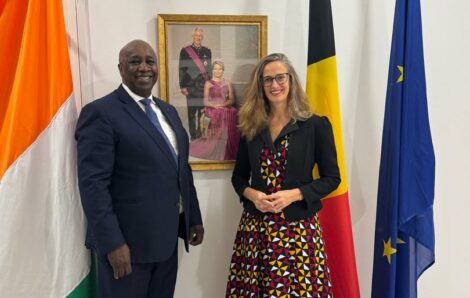 Cacao : Aly Touré échange avec l&rsquo;ambassadrice de Belgique en Côte d&rsquo;Ivoire