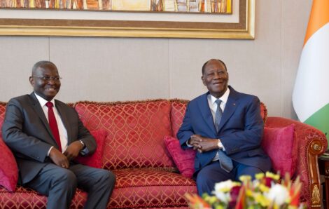 Economie – Le Président de la République, Chef de l&rsquo;État, SEM Alassane Ouattara a échangé avec le Président de la Commission de l&rsquo;UEMOA.