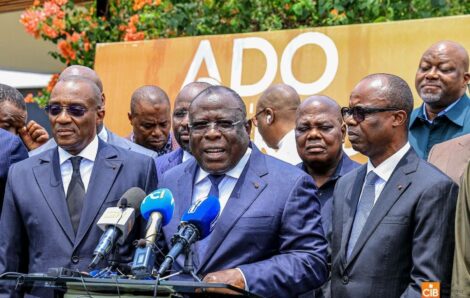 Une rencontre de haute importance au siège du RHDP sis à Cocody Rue Lepic.