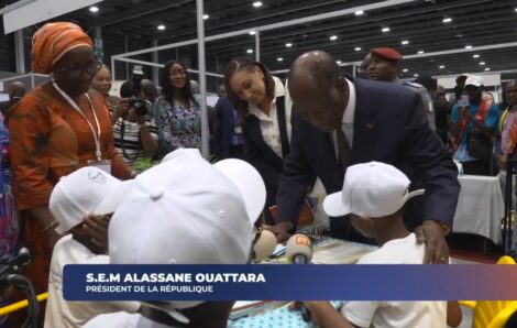 Le Président de la République, Alassane Ouattara, a pris part à la cérémonie d&rsquo;ouverture de la 16ème édition du Salon International du Livre d&rsquo;Abidjan (SILA).