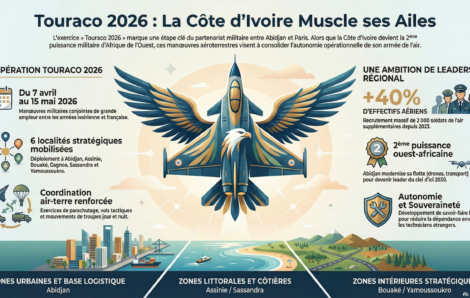 La Côte d&rsquo;Ivoire engage des manœuvres militaires conjointes avec la France.