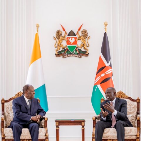 Présidence de la République de Côte d&rsquo;Ivoire · Entretien avec le Président de la République du Kenya, William Samoei Ruto à Nairobi (Kenya)