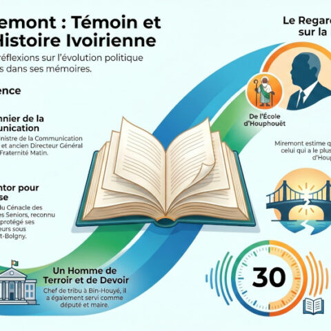Politique – Auguste Miremont (ancien ministre de la Communication) : « Le Président Ouattara a le plus appris du Président Houphouët-Boigny » .
