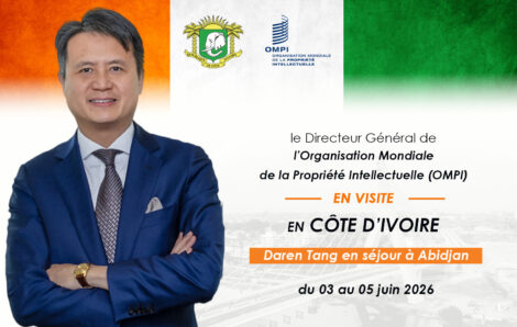 Propriété intellectuelle : Le directeur général de l&rsquo;Ompi annoncé à Abidjan pour la conférence Hipoc.