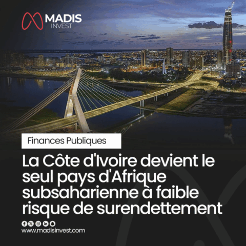 La Côte d&rsquo;Ivoire devient le seul pays d&rsquo;Afrique subsaharienne à faible risque de surendettement.