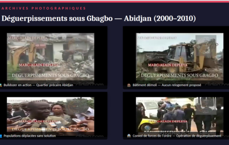 Comprendre ce qui se passe lors des discussions concernant le déguerpissement (exemple de Cocody Bel Air).