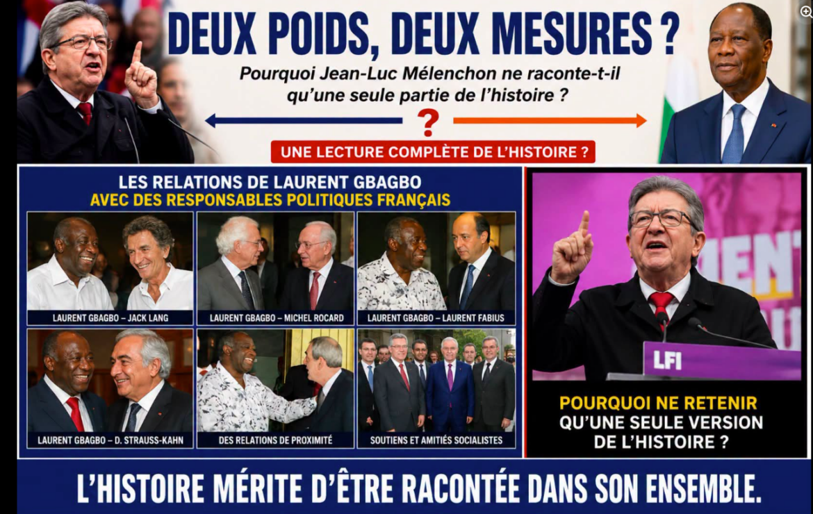 «Propos discourtois » contre Alassane Ouattara : Abidjan répond à Mélenchon de La France Insoumise (LFI).